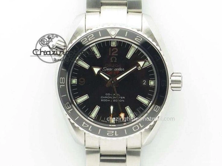 0416 Bold Seamaster Planet Ocean 600M 43.5mm SS SCF 1:1 Best Edition Green Bezel Gray Dial on Green Rubber Strap A8900 Super Clone 7666